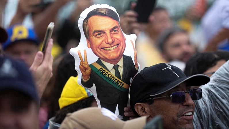 Protest in support of former President Jair Bolsonaro, in Brasilia