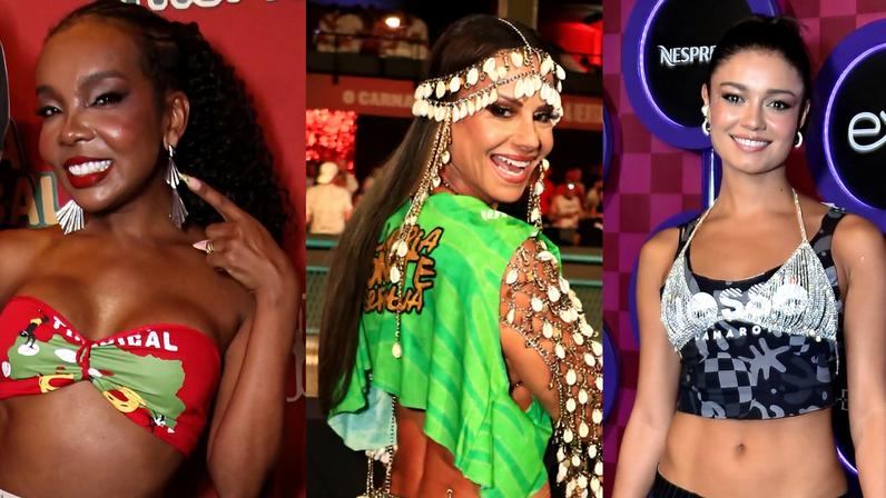 De bolsinha a cinto estiloso para o Carnaval: famosas abandonam customização de abadá óbvia e arrasam em looks criativos nos camarotes. 20 fotos para se inspirar!