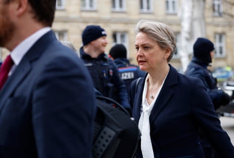 Yvette Cooper at the 62nd Munich Security Conference yesterday