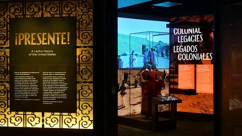 The Molina Family Latino Gallery of the Smithsonian’s National Museum of the American Latino in Washington DC on 9 June 2022.