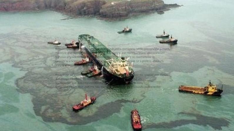 More than 70,000 tonnes of crude oil spilled out of the Sea Empress tanker after it ran aground near Milford Haven in Pembrokeshire in February 1996