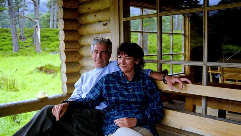 Ghislaine Maxwell and Jeffrey Epstein are seen in this image released by the Department of Justice in Washington, D.C., U.S., on December 19, 2025 as part of a new trove of documents from its investigations into the late financier and convicted sex offender Jeffrey Epstein.