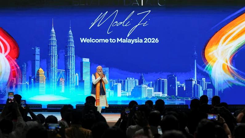 Indian Prime Minister Narendra Modi visits Malaysia