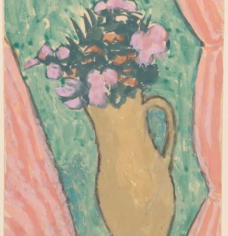 Detail from Gwen John’s Flowers in a Jug from the National Museum Wales.