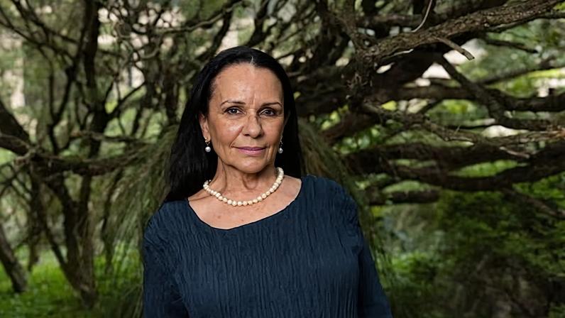 Linda Burney at parliament house in Sydney, Australia