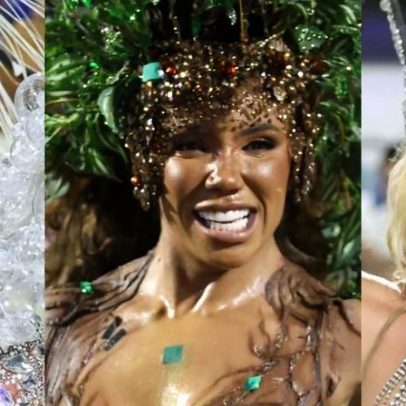 Fotos do Carnaval 2026: ensaios na Sapucaí exibem pintura corporal e cristais