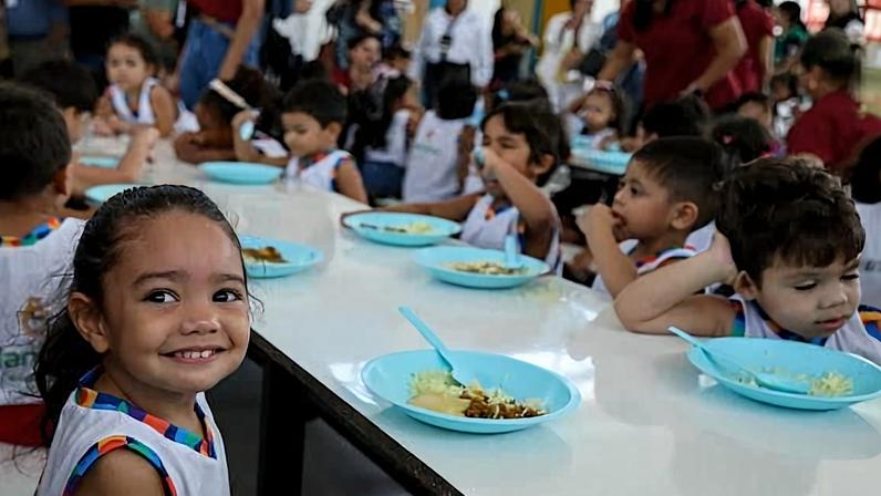 Alimentação na escola