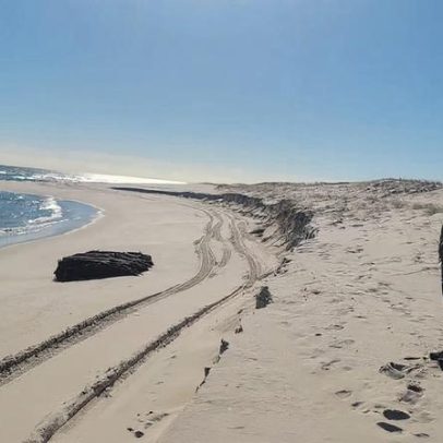 Restos de escuna do século XIX surgem na costa de New Jersey