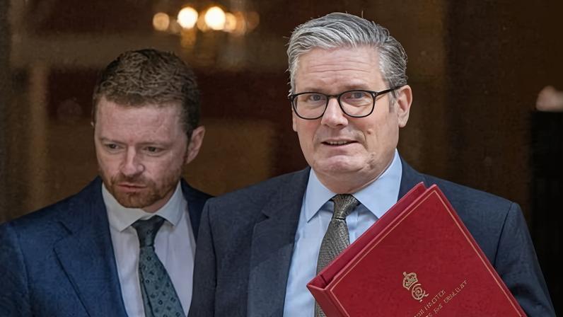 Keir Starmer with Morgan McSweeney in May 2025. McSweeney was instrumental in the decision to appoint Peter Mandelson as US ambassdor.