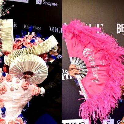 Deborah Secco encanta no Baile Vogue 2026 com look inspirado em Bridgerton