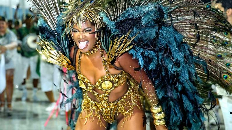 Iza brilhou no ensaio técnico da Imperatriz Leopoldinense neste domingo, 8 de fevereiro de 2026