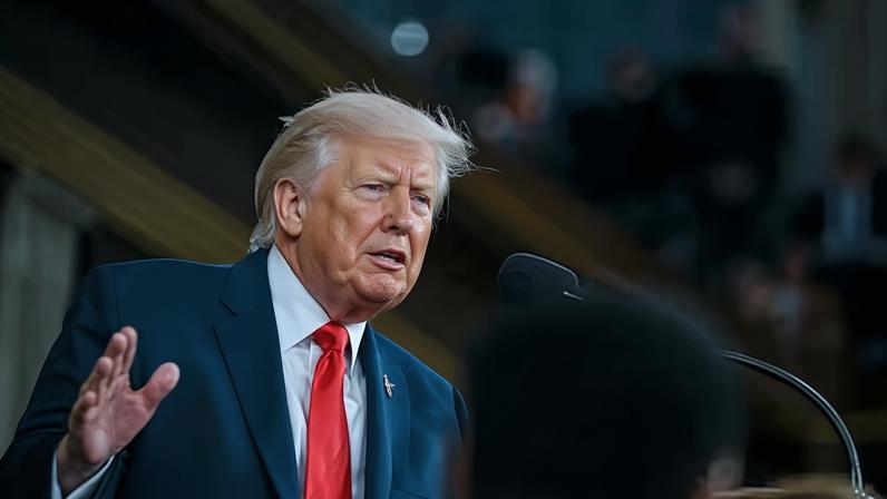 Donald Trump, este martes en el Capitolio, en Washington.