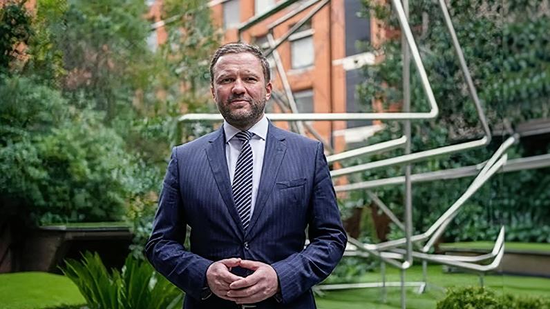 Margus Tsakhna, el 11 de febrero en un hotel de Madrid.