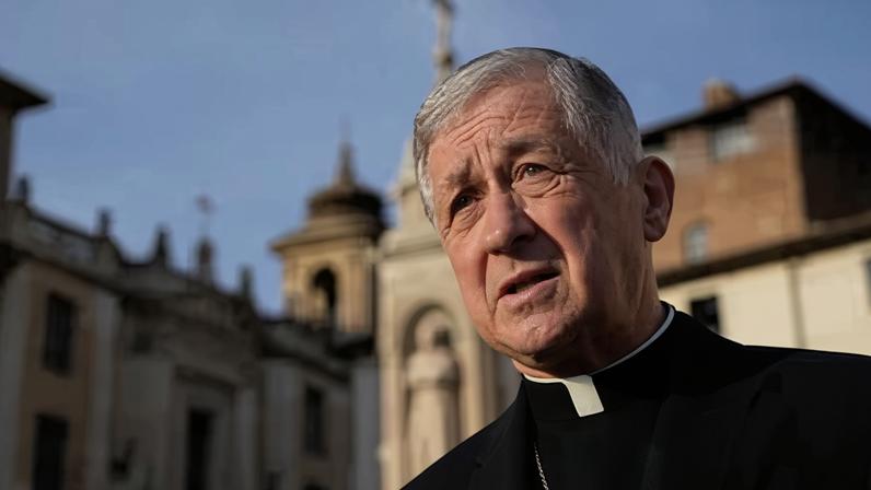 El cardenal Blase Cupich, en Roma, en octubre de 2025.