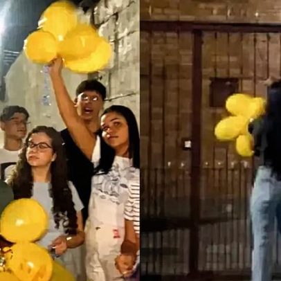 Balões de Fé em Taubaté atraem fiéis e curiosos