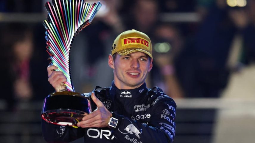 Max Verstappen foi o campeão do GP de Las Vegas (Foto: Patrick T. Fallon / AFP)