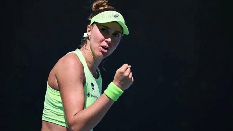 Bia Haddad na estreia no Australian Open