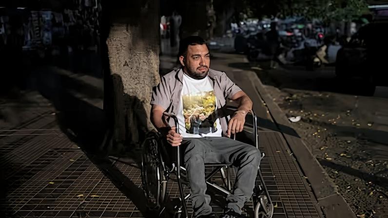 Ramón Centeno a las afueras del Palacio de Justicia, el 4 de febrero.