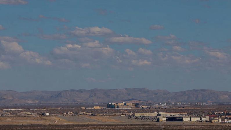 El Paso International Airport after temporary closure of its airspace was lifted