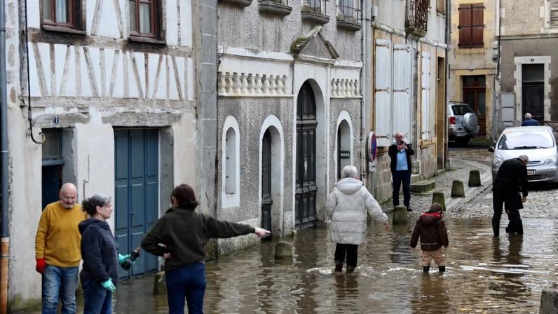 Storm aftermath in France