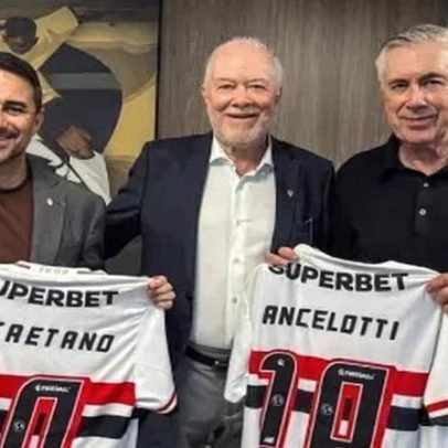 Presidente do São Paulo revela encontro com Carlo Ancelotti