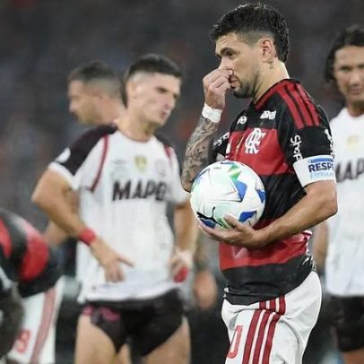 Arrascaeta manda recado à torcida do Flamengo após vice na Recopa: desculpa