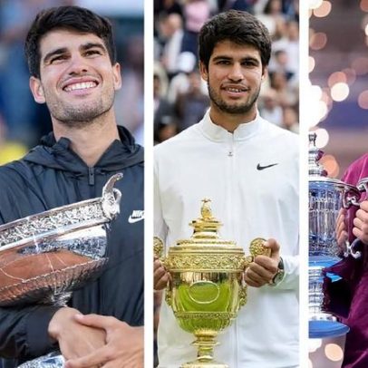 Alcaraz atinge feito em finais de Slam que apenas britânicos haviam alcançado