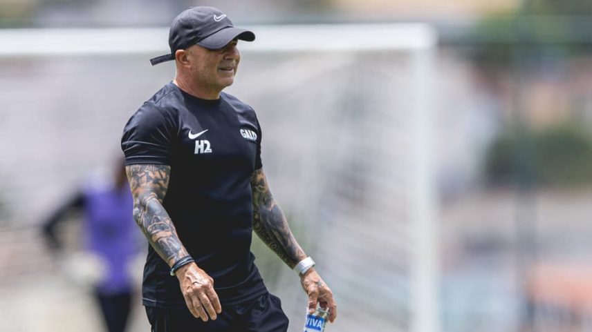 As opções de Sampaoli para escalar contra o Bragantino (Foto: Pedro Souza / Atlético)