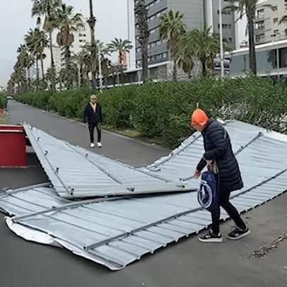 Tempestade Oriana coloca Castellón em aviso vermelho por rajadas de vento fortes