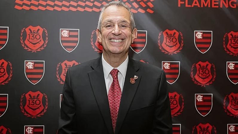 Luiz Eduardo Baptista, o Bap, é o atual presidente do Flamengo