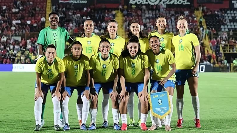 Brasil goleou Costa Rica