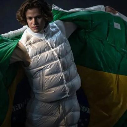 Uniforme de Lucas Pinheiro nas Olimpíadas de Inverno vira peça de museu