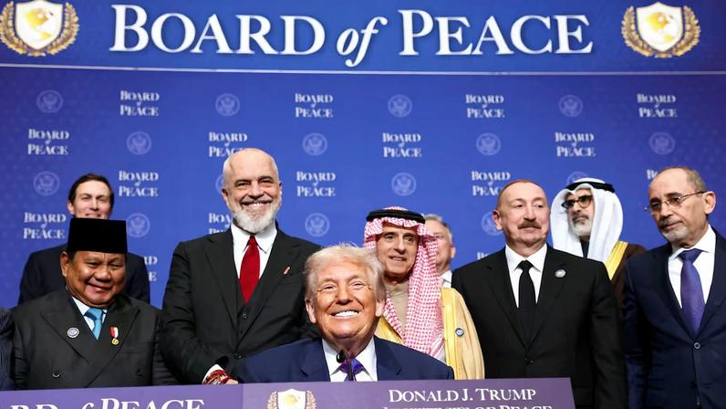 Inaugural meeting of the Board of Peace, in Washington