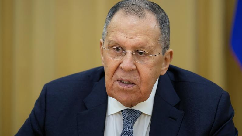 Russian Foreign Minister Sergei Lavrov attends a meeting at the ministry headquarters in Moscow, Russia, February 2, 2026. Alexander Zemlianichenko/Pool via REUTERS