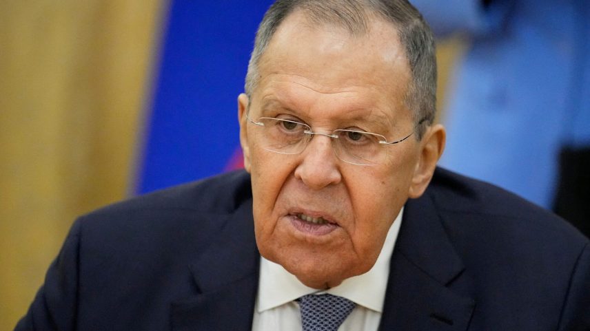 Russian Foreign Minister Sergei Lavrov attends a meeting at the ministry headquarters in Moscow, Russia, February 2, 2026. Alexander Zemlianichenko/Pool via REUTERS