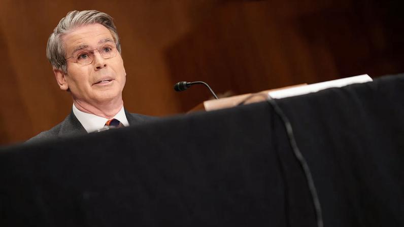 U.S. Treasury Secretary Scott Bessent attends a Senate Banking, Housing and Urban Affairs Committee hearing on the Financial Stability Oversight Council's annual report to Congress, on Capitol Hill in Washington, D.C.