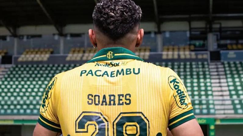 Atacante Tiquinho Soares é anunciado pelo Mirassol para a temporada de 2026 (Foto: Reprodução/Instagram/Mirassol)