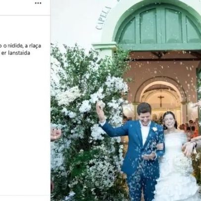 Moraes e Alckmin participam do casamento de João Campos e Tabata Amaral