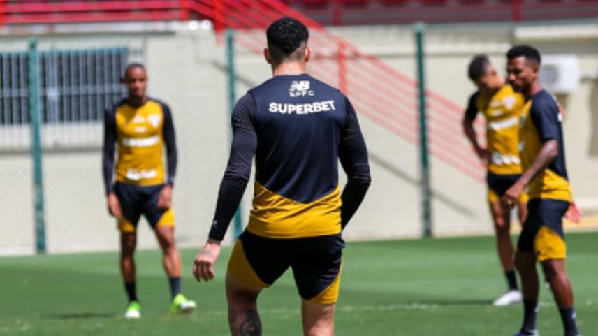 São Paulo treina para enfrentar o Palmeiras (Foto: Divulgação/ São Paulo)