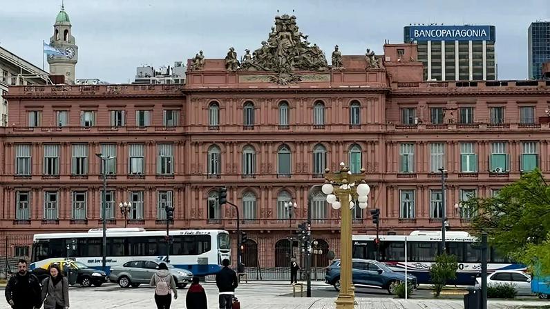 Casa Rosada, um dos principais pontos turísticos da Argentina (Foto: Lucas Bayer / Lance!)