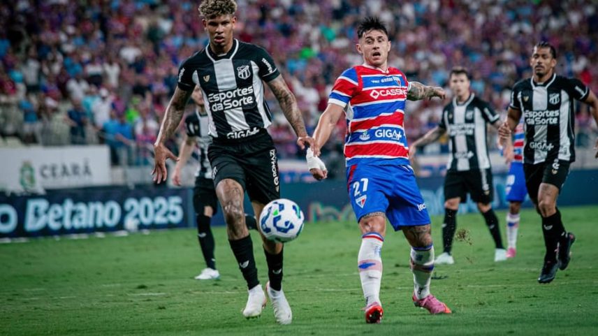 Partida entre Ceará e Fortaleza, pelo Brasileirão 2025 (Foto: Mateus Lotif/Fortaleza EC)