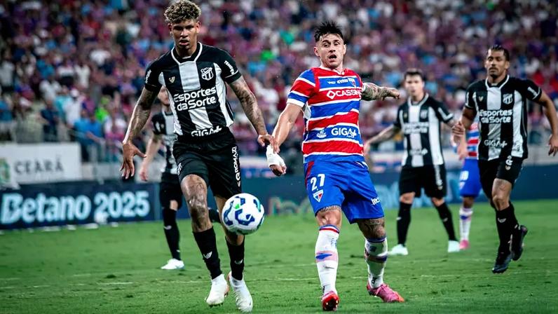 Partida entre Ceará e Fortaleza, pelo Brasileirão 2025 (Foto: Mateus Lotif/Fortaleza EC)