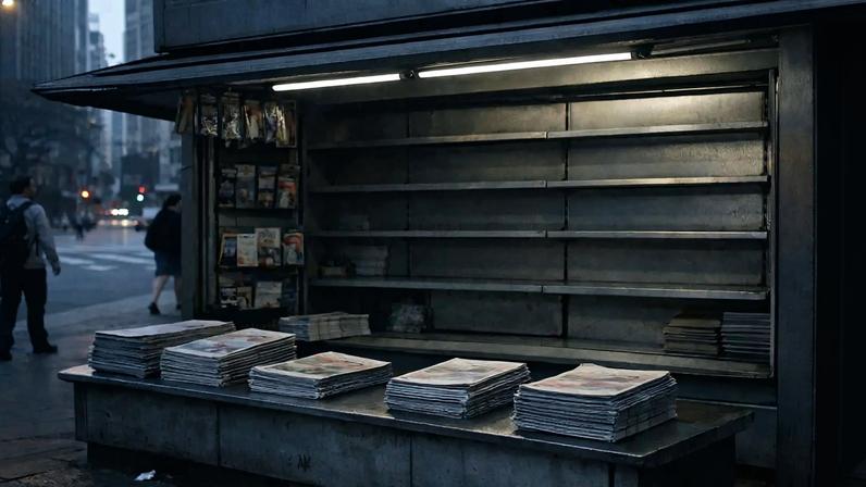 O jornalismo brasileiro está moralmente falido. (Foto: Imagem criada utilizando Dall-E/Gazeta do Povo)