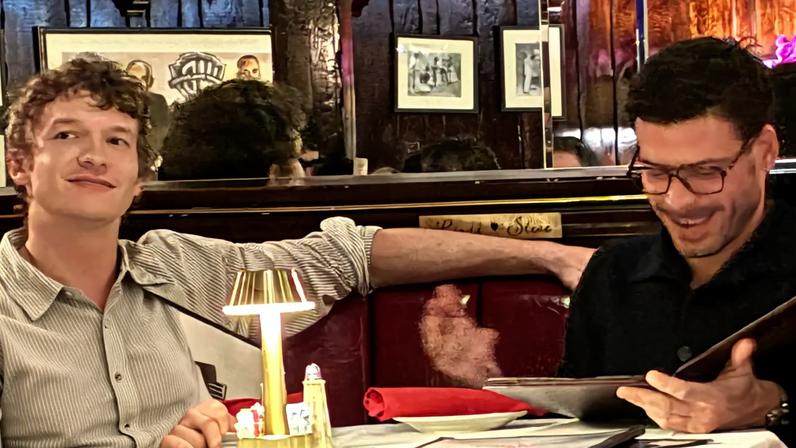 Connor Storrie and François Arnaud were seen at dinner in Burbank, in photos obtained by TMZ.