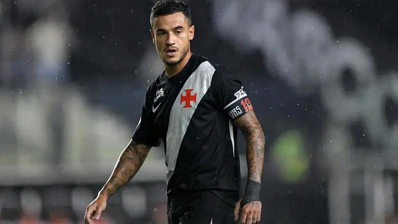 Coutinho jogador do Vasco durante partida contra o Chapecoense