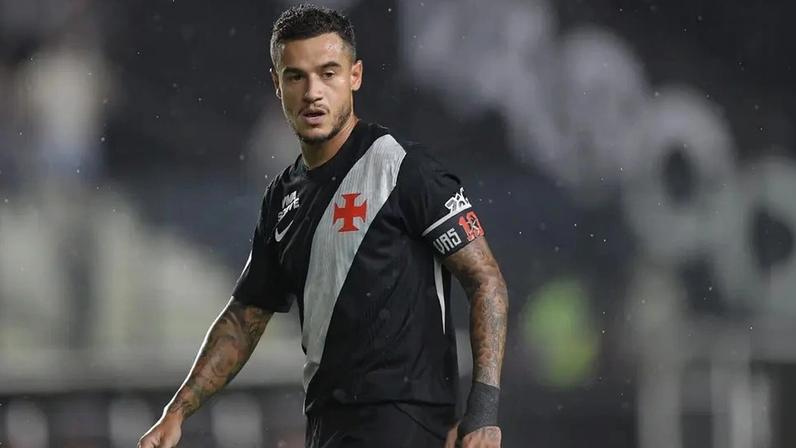 Coutinho jogador do Vasco durante partida contra o Chapecoense