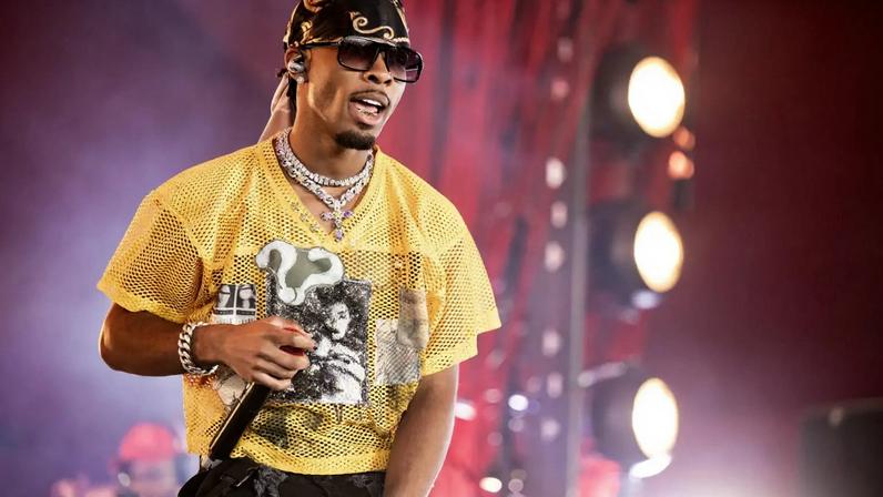 D4vd performs at Coachella on April 18, 2025 in Indio, CA.