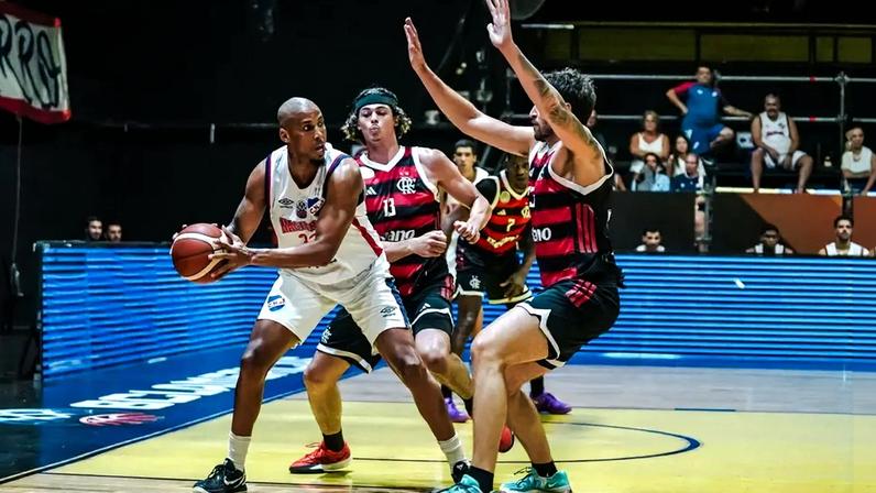 Flamengo em derrota para o Nacional na BCLA (Foto: Divulgação)