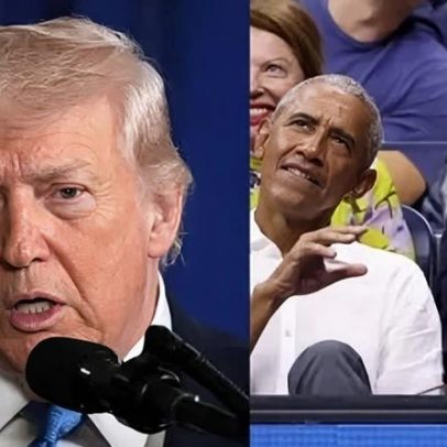 Trump compartilha vídeo racista que retrata o casal Obama como macacos