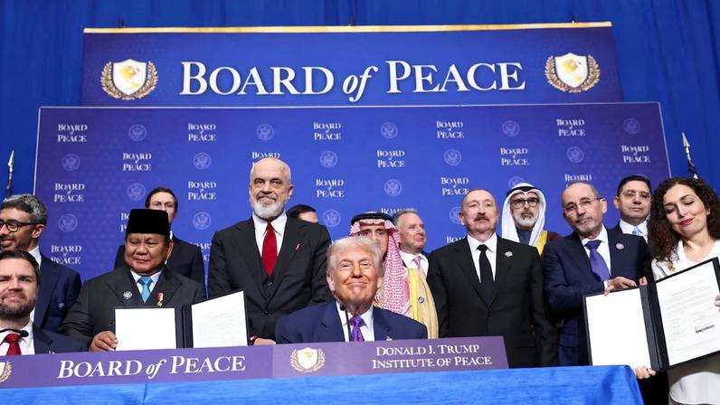Inaugural meeting of the Board of Peace, in Washington